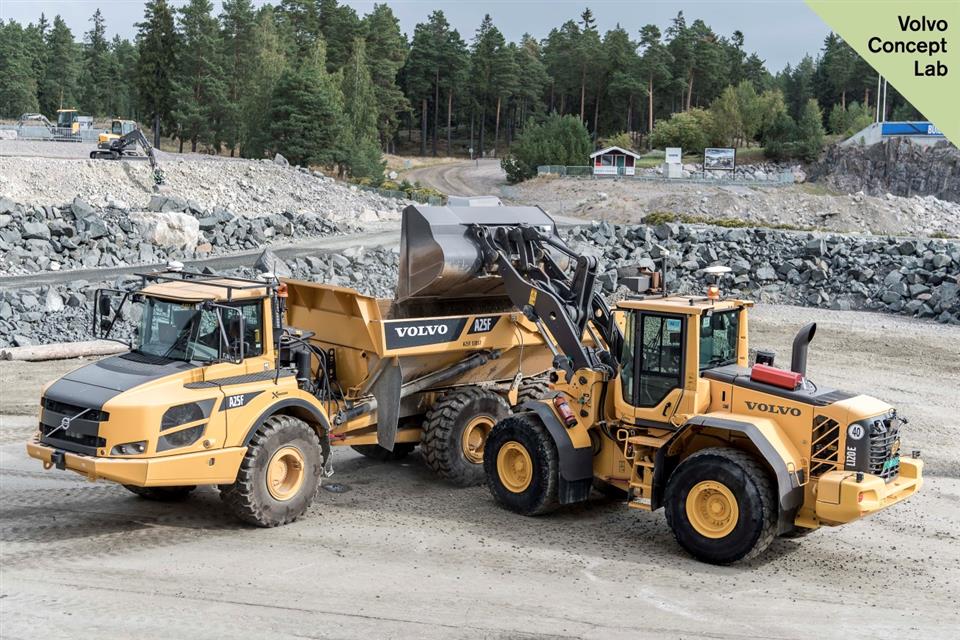 Volvo Construction Equipment reveals prototype autonomous machines