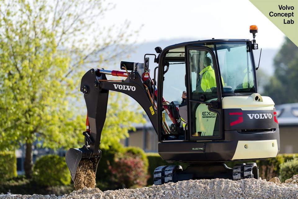 VOLVO CE UNVEILS 100% ELECTRIC COMPACT EXCAVATOR PROTOTYPE