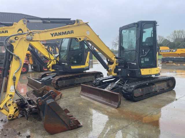 Used 2017 Yanmar ViO55-6 Excavator - U5346