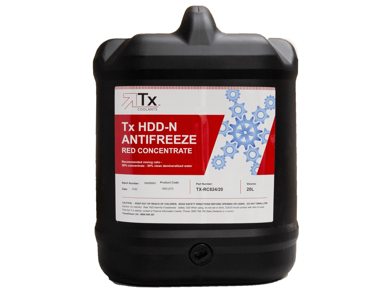 Tx HDD-N Antifreeze Red Concentrate 20L