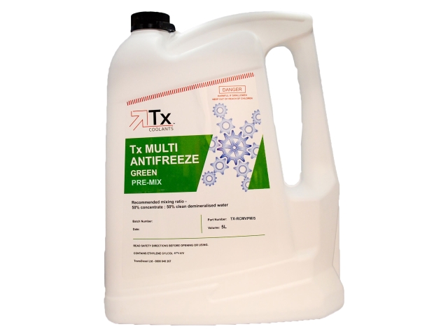 TX MULTI ANTIFREEZE GREEN PREMIX 5L