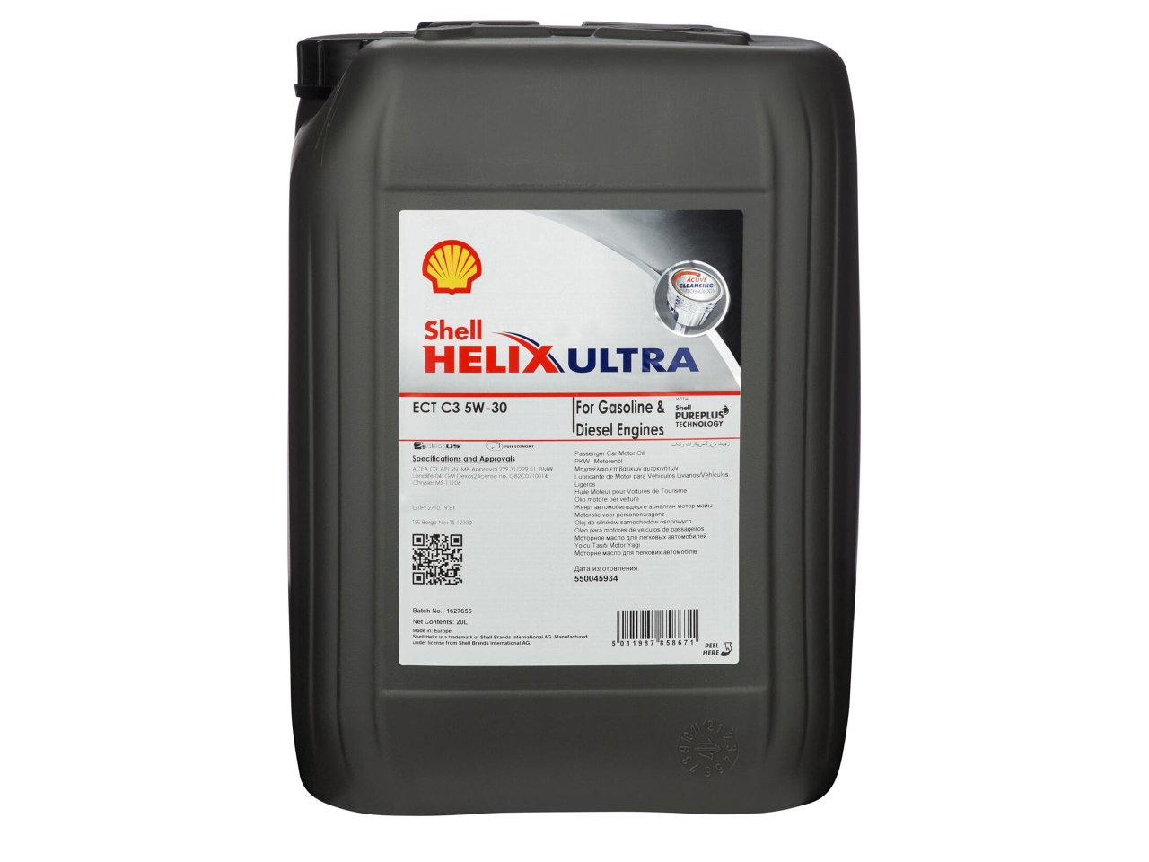 SHELL HELIX ULTRA ECT C3 5W-30/20L