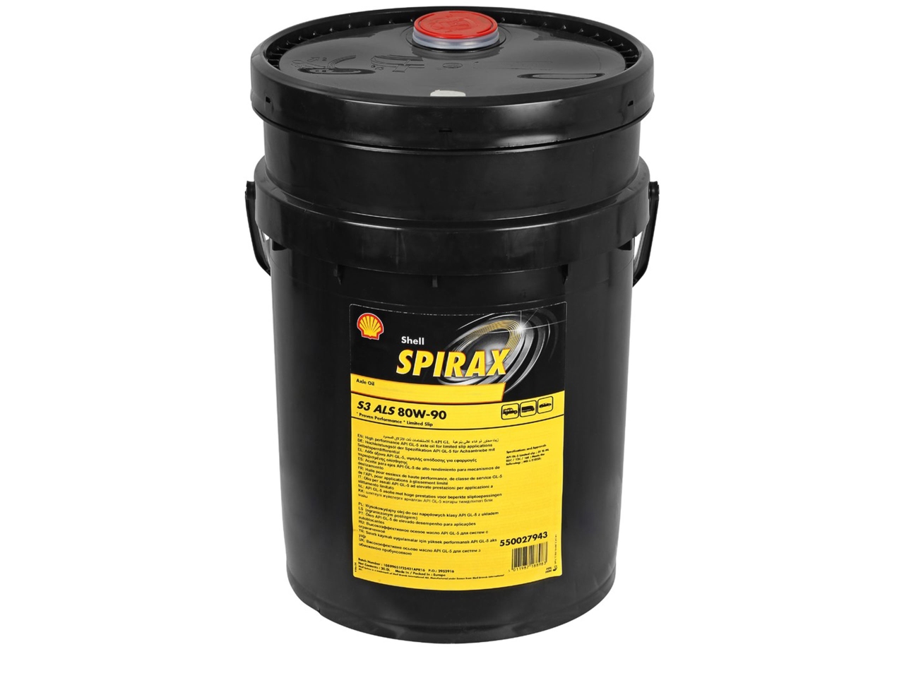 SHELL SPIRAX S3 ALS 80W90/20L