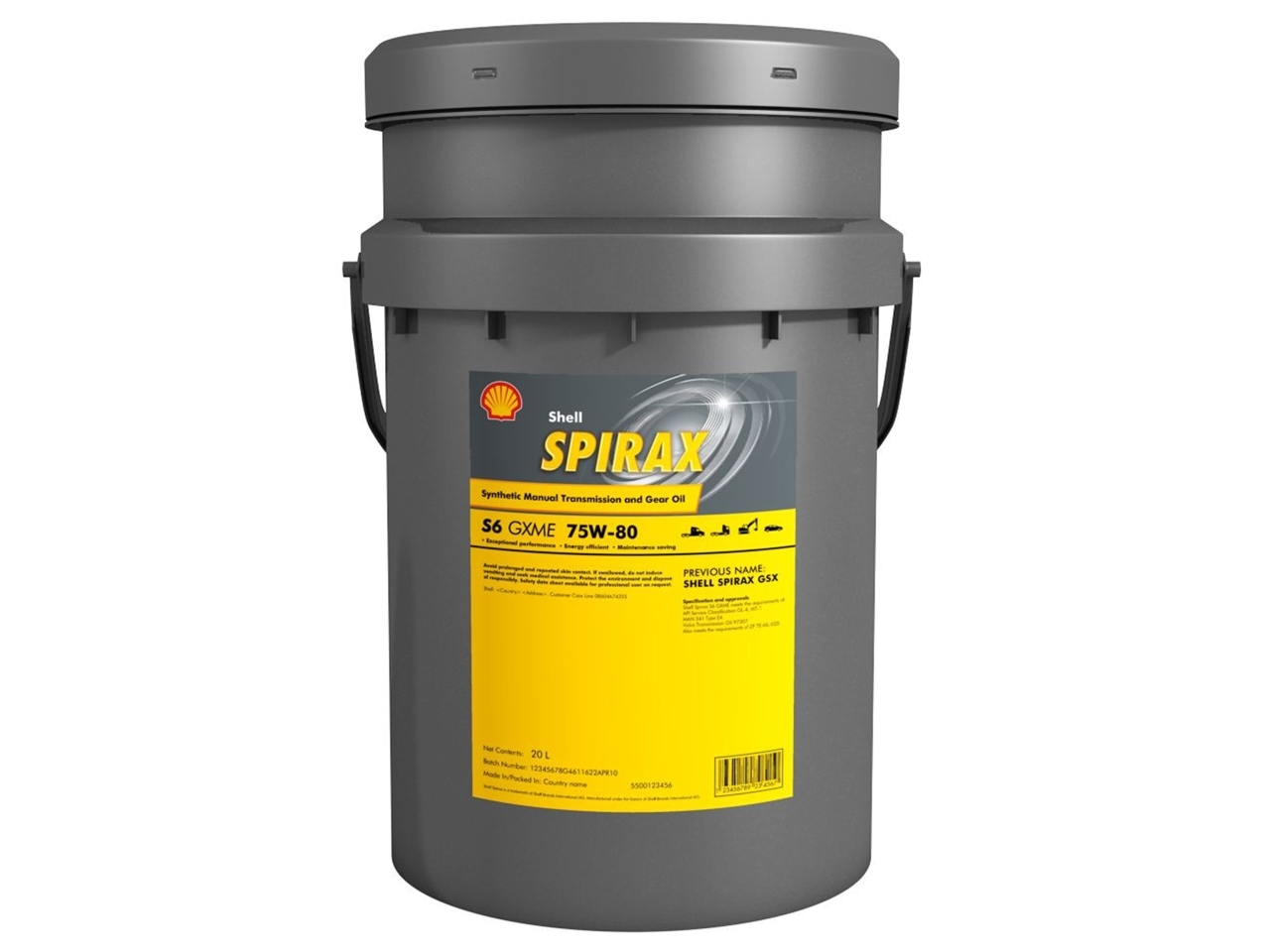 SHELL SPIRAX S6 GXME 75W-80 / 20L