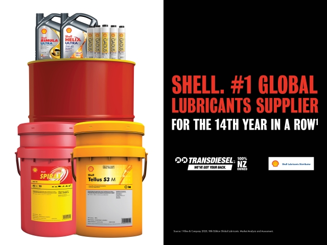 Shell. #1 global lubricants supplier for 14 years in a row