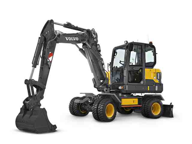 Volvo EW60E wheeled excavator