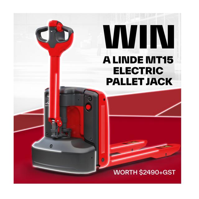 Win a Linde MT15 Electric Pallet Jack worth $2,490 + GST! 