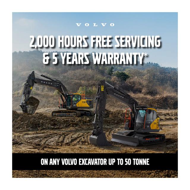 2,000 Hours Free Servicing & 5 Years Warranty 