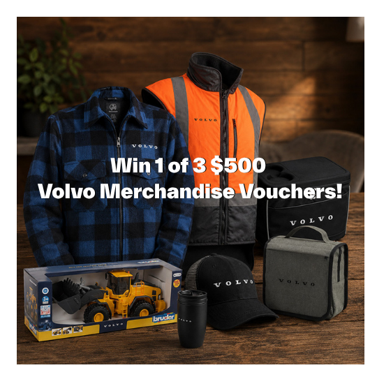 Win 1 of 3 $500 Volvo Merchandise Vouchers!