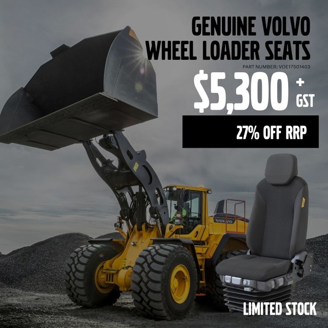 Genuine Volvo Wheel Loader Seats