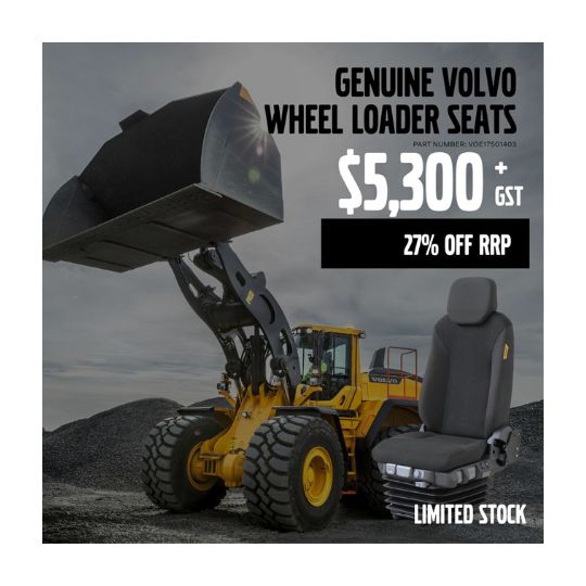 Genuine Volvo Wheel Loader Seats